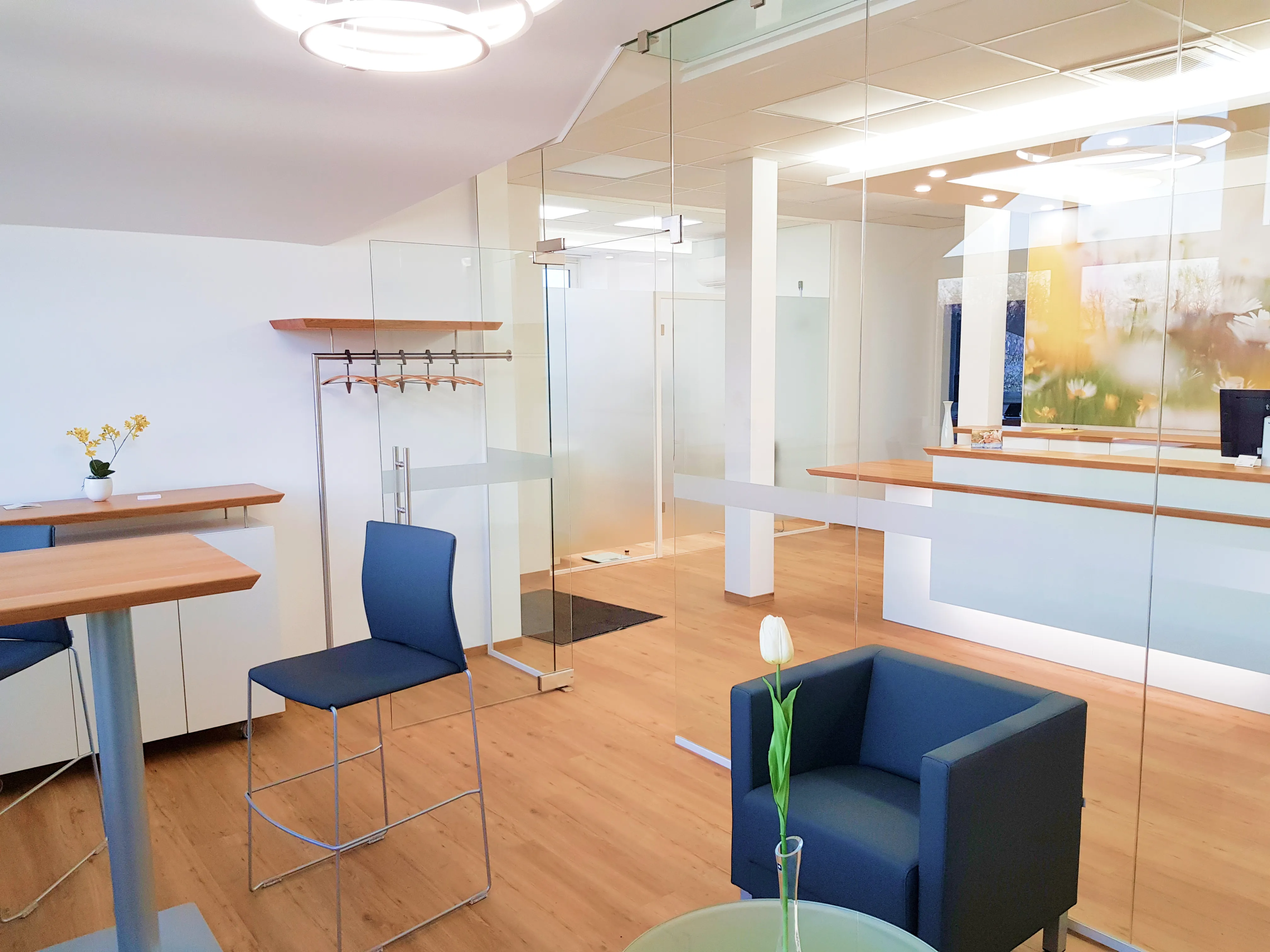 Warteraum der Privatpraxis Dr. med. Susanne Lehmeyer.